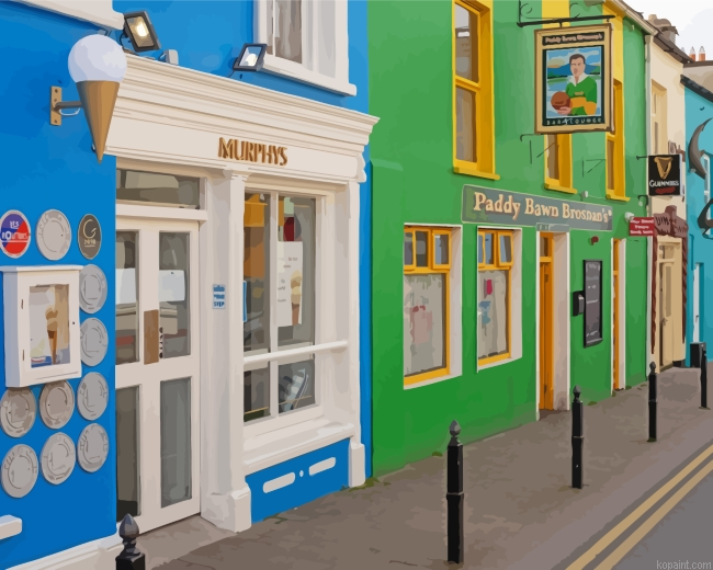 Murphys Ice Cream Store Dingle Town Painting By Numberss.png