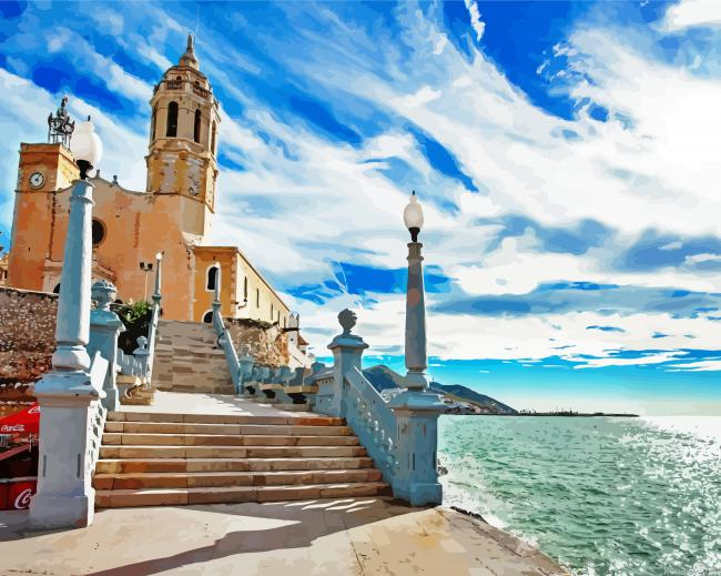 Museo Del Cau Ferrat Sitges Painting By Numberss.png