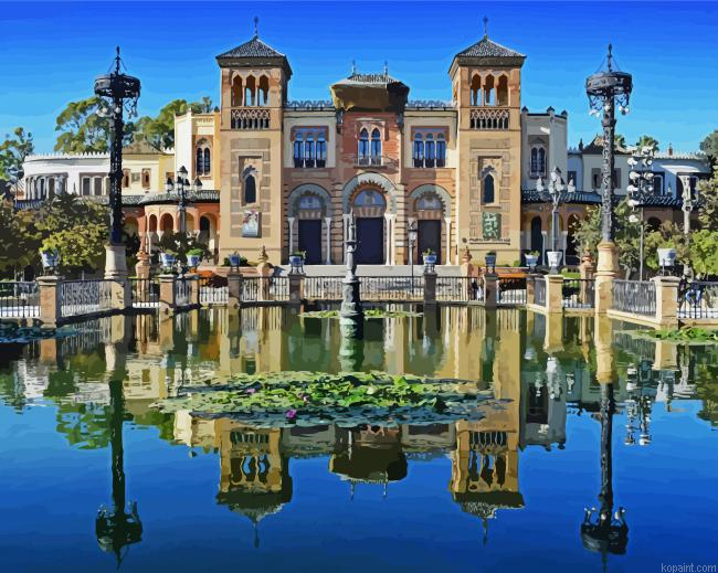 Museo Nacional De Bellas Artes In Sevilla Painting By Numberss.png
