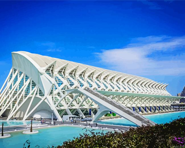Museum De Les Ciencies Valencia Painting By Numberss.png