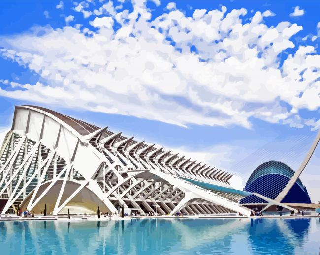 Museum De Les Ciencies Valencia Spain Painting By Numberss.png