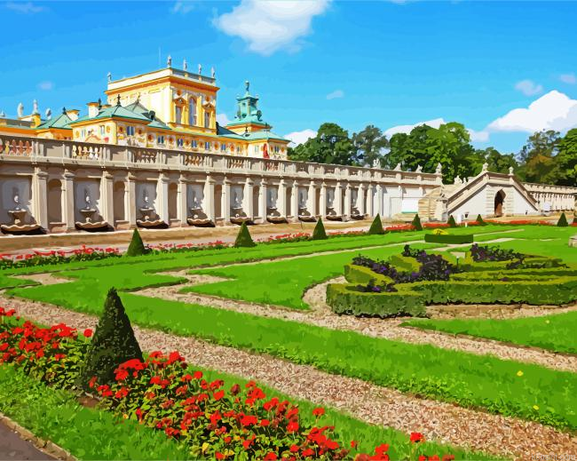 Museum Of King Jan Iii S Palace At Wilanow Warsaw Painting By Numberss.png