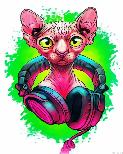 Musicial Sphynx Painting By Numberss.png