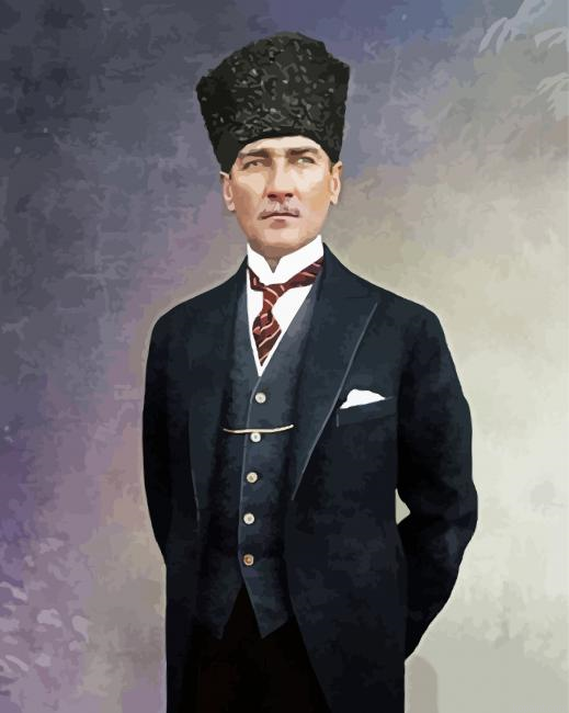 Mustafa Kemal Ataturk Painting By Numberss.png