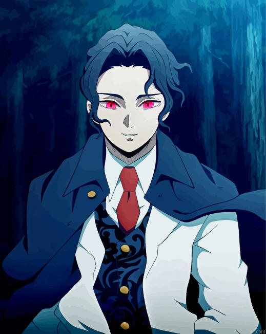 Muzan Kibutsuji Demon Slayer Painting By Numberss.png