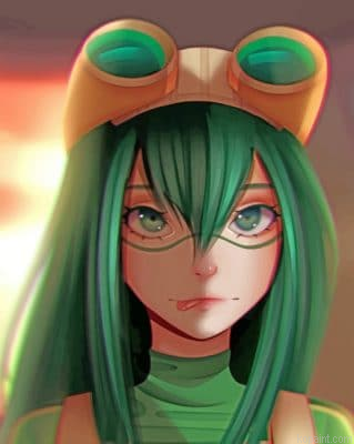 My Hero Academia Tsuyu Asui Painting By Numberss.png