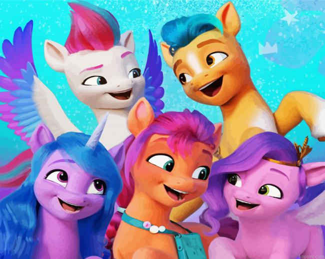My Little Ponies Painting By Numberss.png