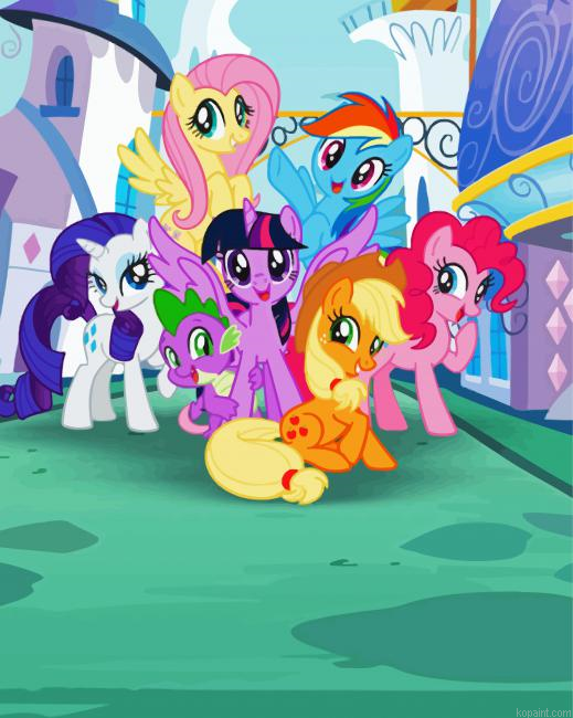 My Little Pony Animation Paint By Numbers