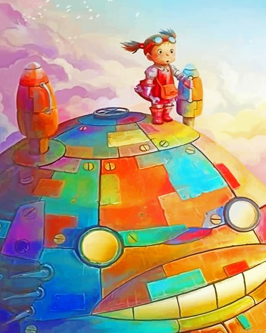 My Neighbor Totoro Animes Painting By Numberss.png