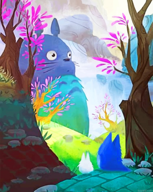 My Neighbor Totoro Studio Ghibli New Painting By Numberss.png