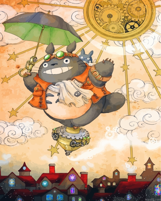 My Neighbour Totoro Painting By Numberss.png