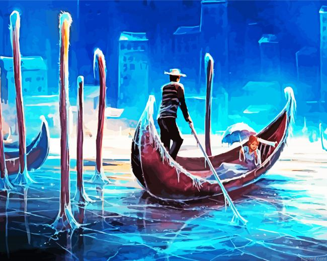 Mystical Gondola Paint By Numbers
