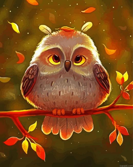 Mystical Owl Paint By Numbers