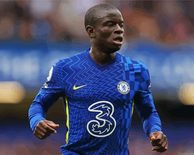 N Golo Kante Footballer Painting By Numberss.png