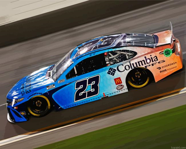 NASCAR Illustration Paint By Numbers