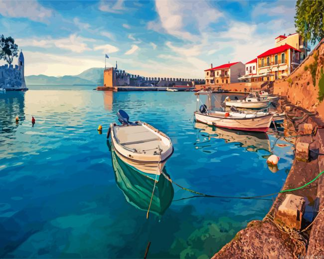 Nafpaktos Greece Painting By Numberss.png