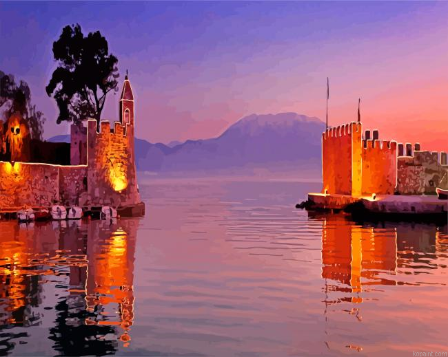 Nafpaktos Port Painting By Numberss.png