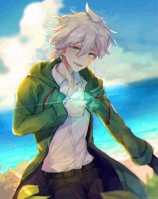 Nagito Komaeda Danganronpa Painting By Numberss.png