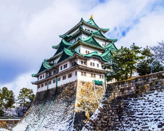 Nagoya Castle Japan Paint By Numbers