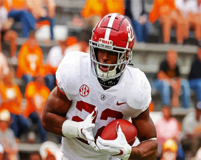 Najee Harris From Pittsburgh Steelers Paint By Numbers