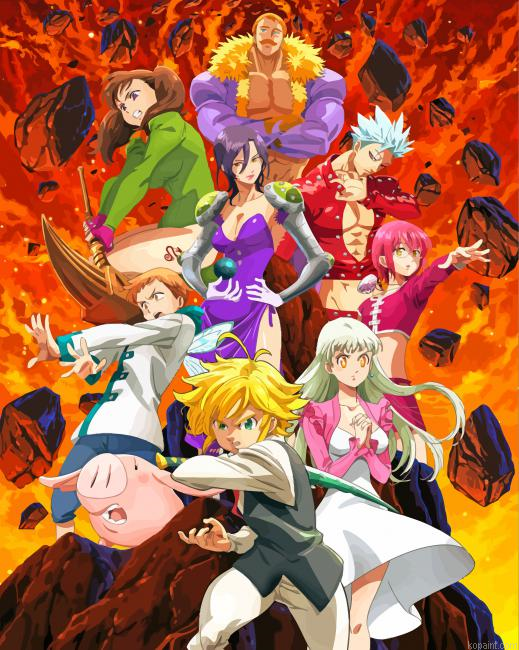 Nanatsu The Seven Deadly Sins Painting By Numberss.png