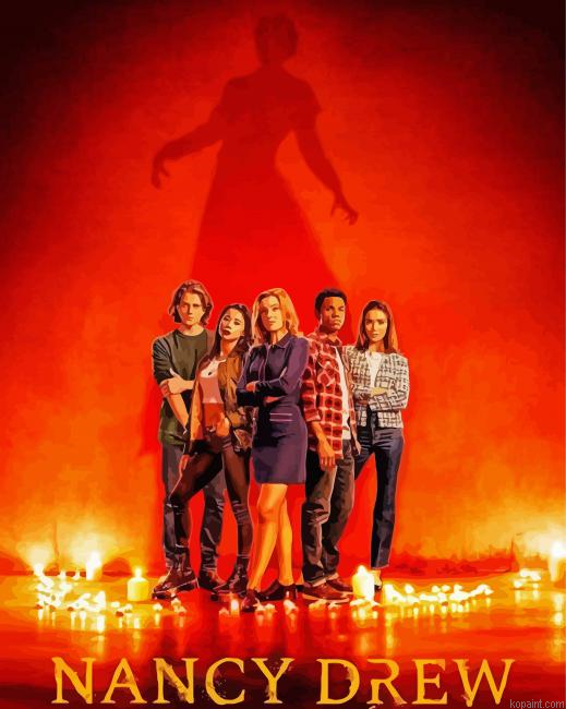 Nancy Drew Horror Movie Poster Painting By Numberss.png