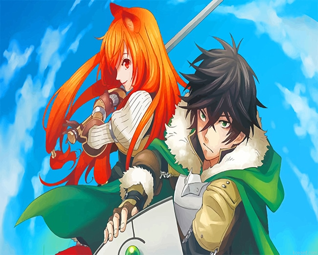 Naofumi Iwatani And Raphtalia Painting By Numberss.png