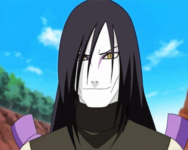Naruto Anime Orochimaru Manga Painting By Numberss.png