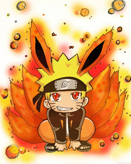 Naruto Chibi Anime Painting By Numberss.png