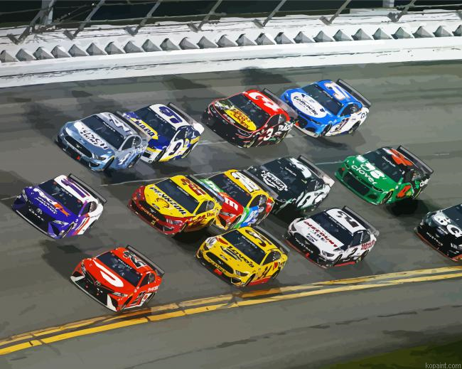 Nascar Racing Painting By Numberss.png