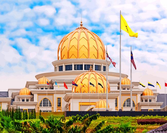 National Palace Malaysia Paint By Numbers