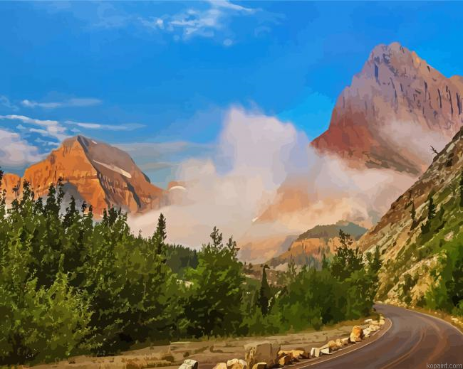 National Park Landscapes Paint By Numbers