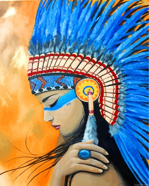 Native American Indian Painting By Numberss.png