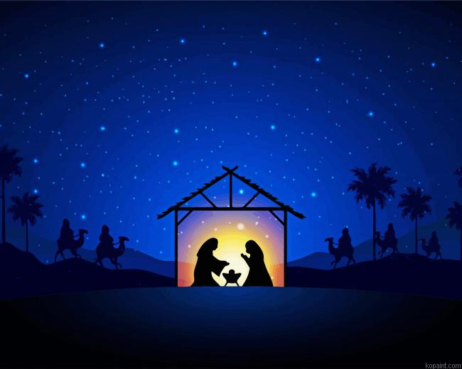 Nativity Scene Painting By Numberss.png