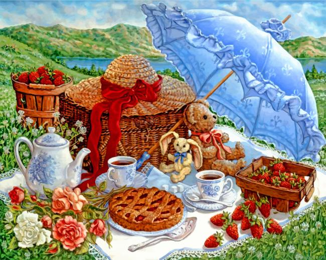 Nature Picnic Painting By Numberss.png