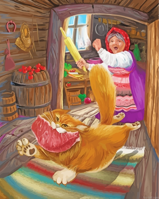 Naughty Cat Painting By Numberss.png