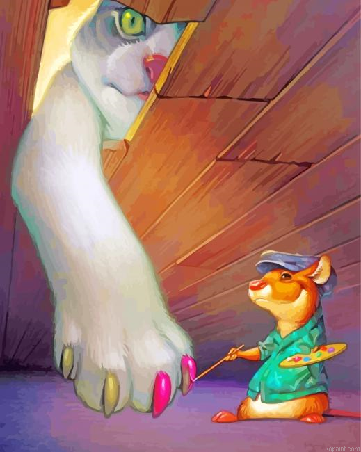 Naughty Mouse Painting By Numberss.png