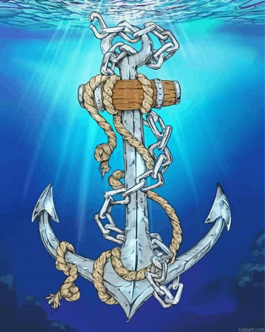 Nautical Anchor Painting By Numberss.png
