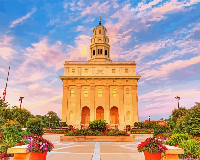 Nauvoo Illinois Temple Building Painting By Numberss.png