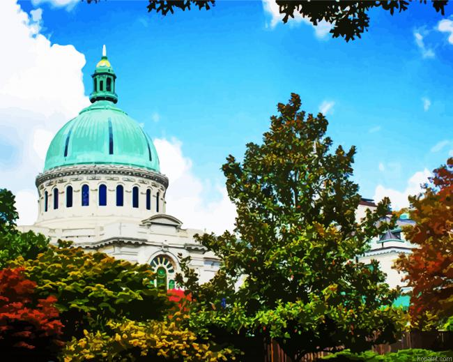 Naval Academy Chapel Annapolis Painting By Numberss.png