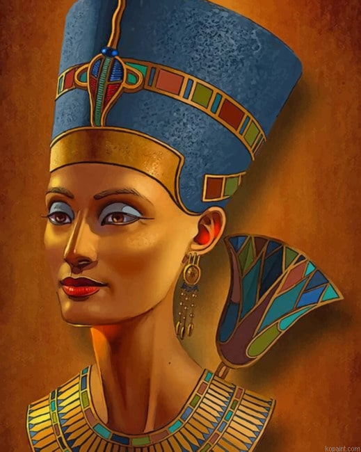 Nefertiti Egyptian Queen New Painting By Numberss.png