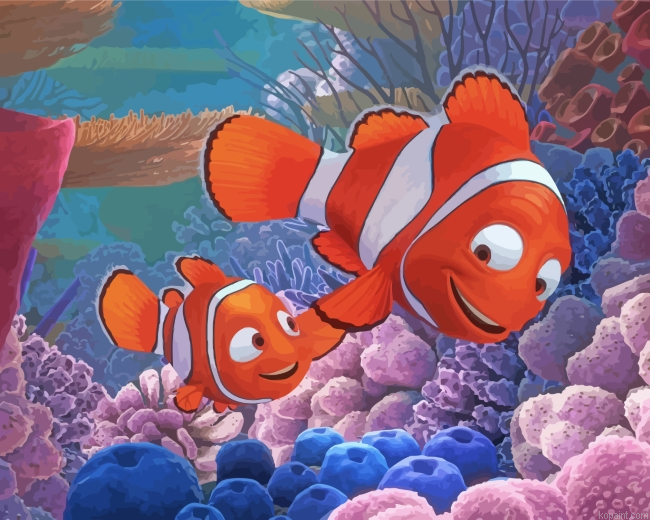 Nemo Animation Painting By Numberss.png