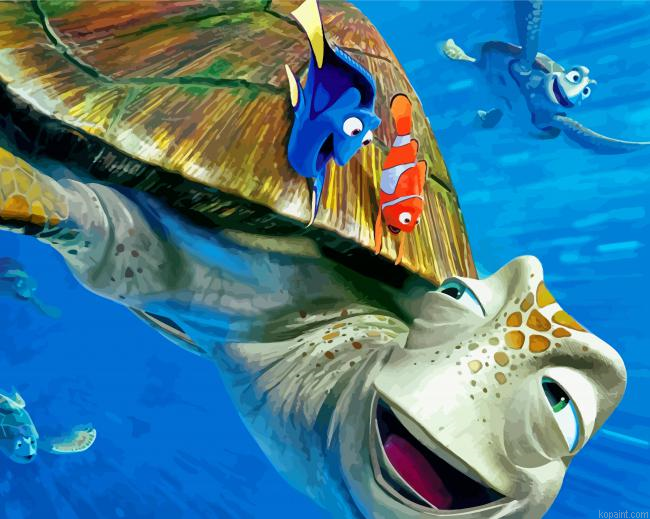 Nemo Turtles Painting By Numberss.png