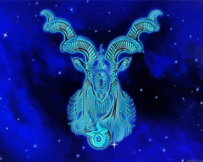 Neon Capricorn Sign Paint By Numbers.png