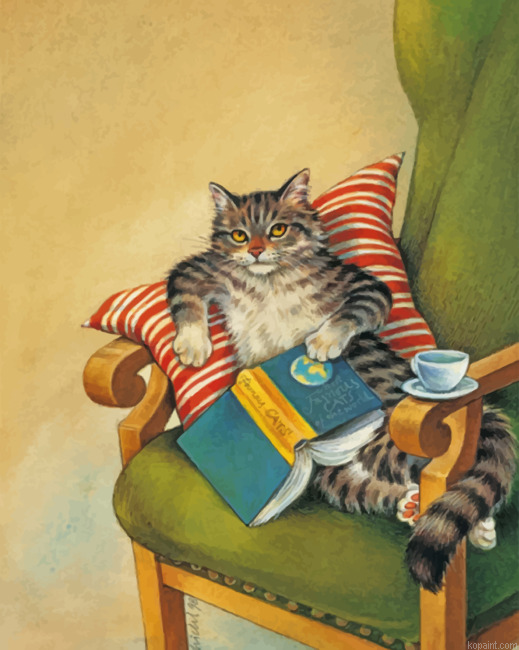 Nerd Cat Paint By Numbers