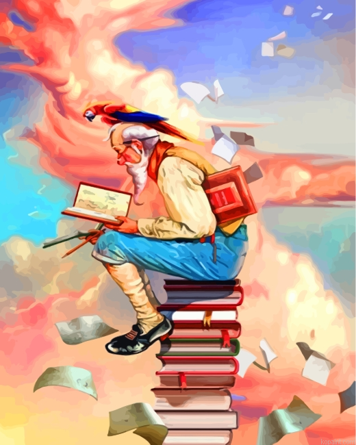 Nerd Man Painting By Numberss.png