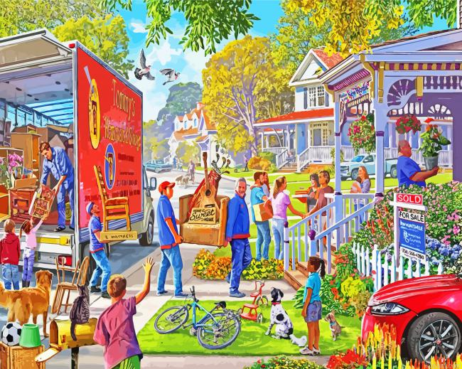 New Neighbors Paint By Numbers