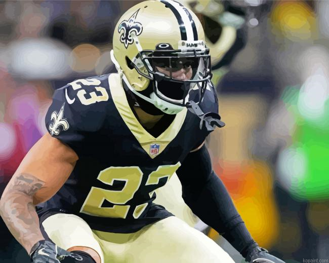 New Orleans Saints Player Paint By Numbers