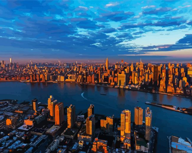 New York Landscape Illustration Painting By Numberss.png