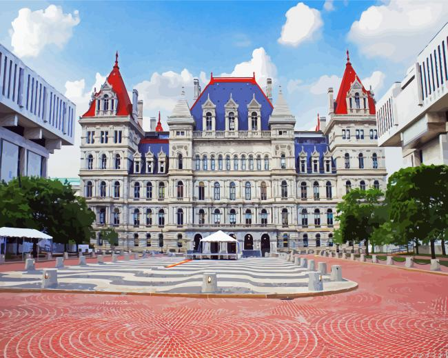 New York State Capitol Albany Painting By Numberss.png